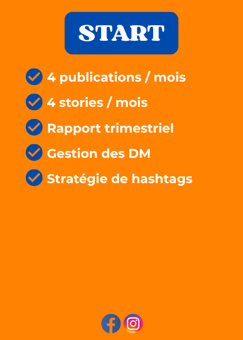 Découvre le pack start pour la gestion de vos réseaux sociaux